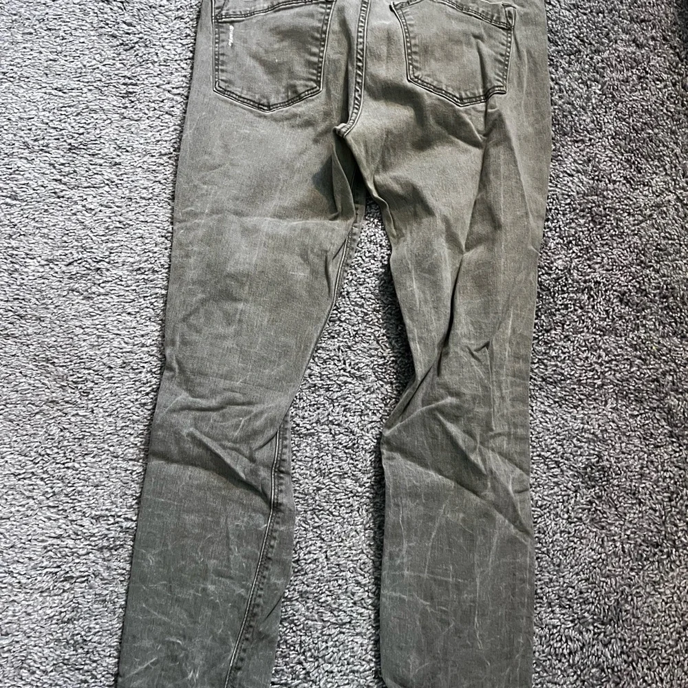 Distressed Green Ripped Jeans - Picture 2 of 2